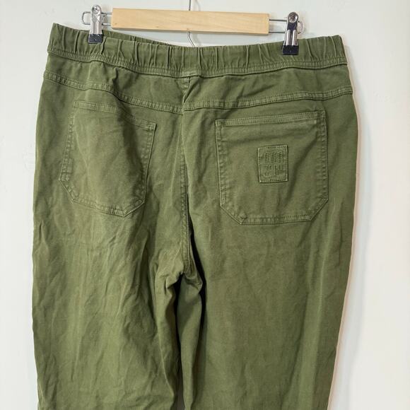 Topo Designs Men's Dirt Pants Straight Leg Organic Cotton Green Medium Casual - Picture 10 of 11